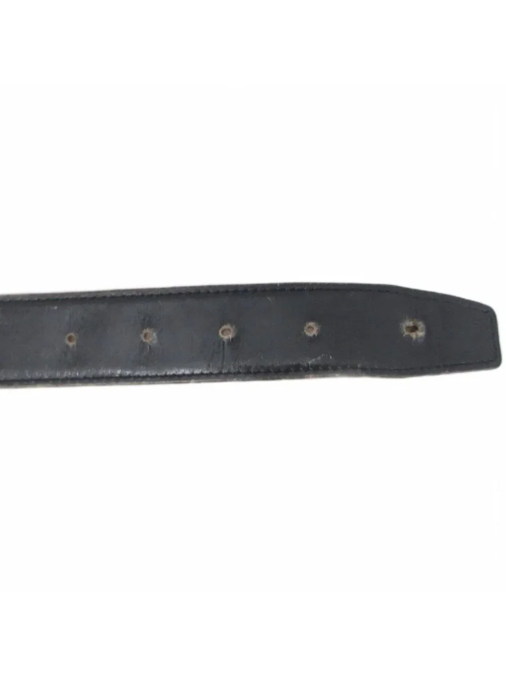 Hermes Constance H Logo Buckle Belt Leather 70 Black